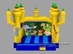 jungle animals  jumping castle