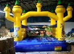 jungle animals  jumping castle