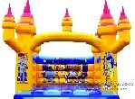 jungle animals  jumping castle