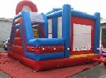 Rainbow Jumping Castle Slide