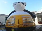 Tarpaulin Inflatable Panda Bounce House