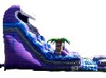 Purple Palm tree Water Slide Afs212