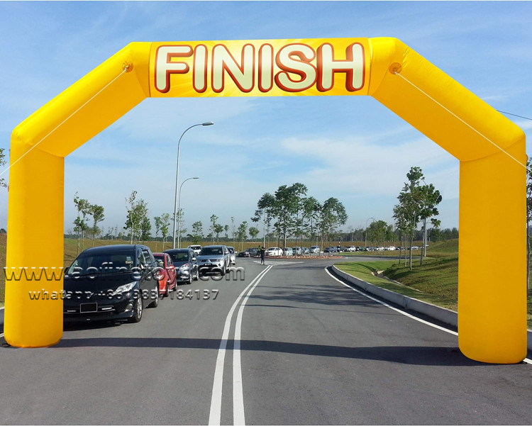 Start Finish Line Inflatable Arch with Powerful Blower