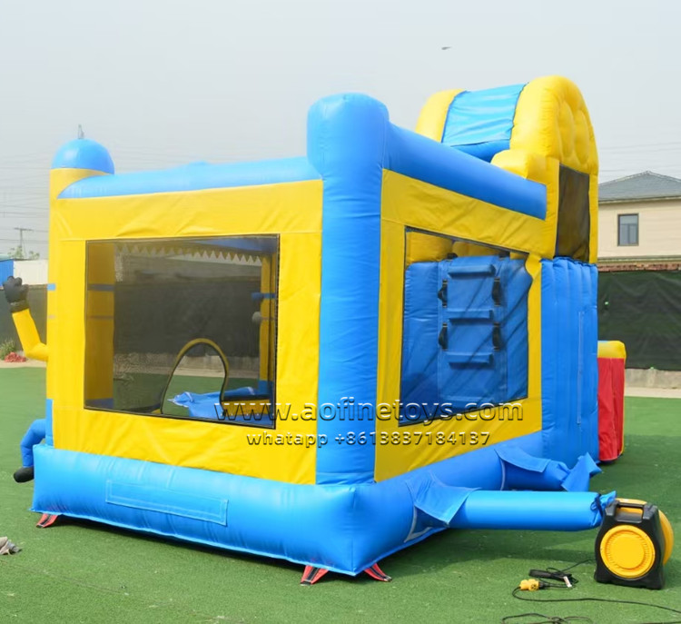 Minions Bouncy Castle With Slide Playground Party Jumper