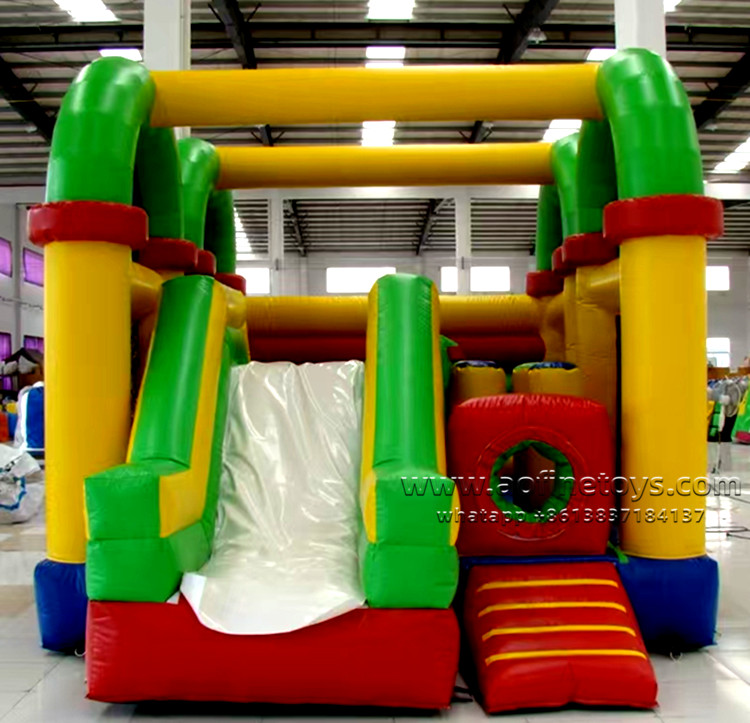 Rainbow bouncer slide combo