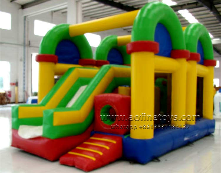 Rainbow bouncer slide combo