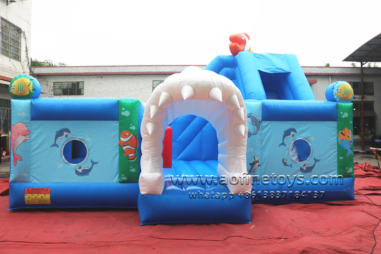 Ocean fish bouncer playground