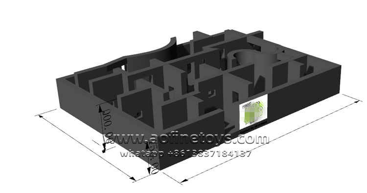 Inflatable Laser Maze game