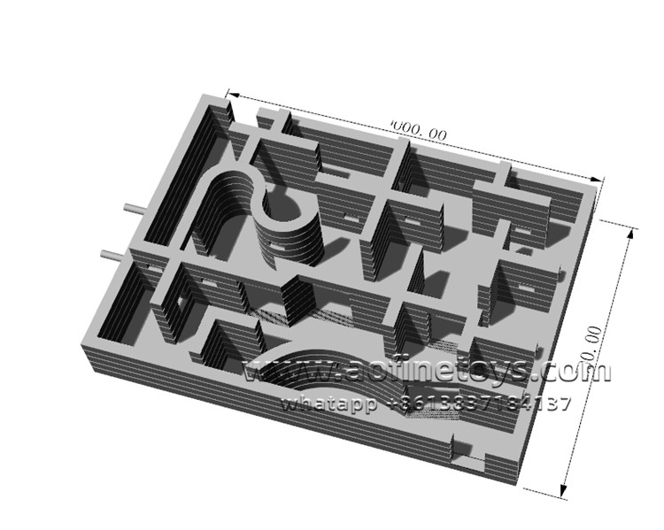 Inflatable Laser Maze game