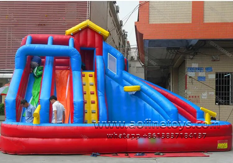 small water slide with pool Afs214