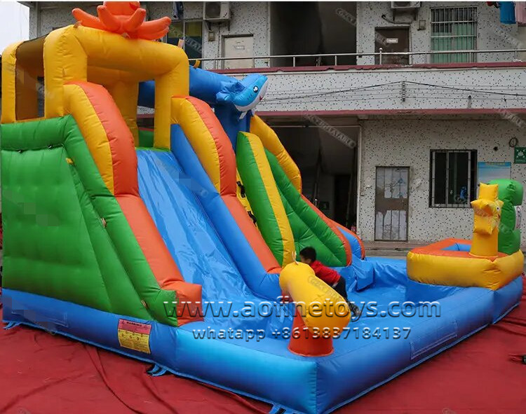 small water slide with pool Afs214