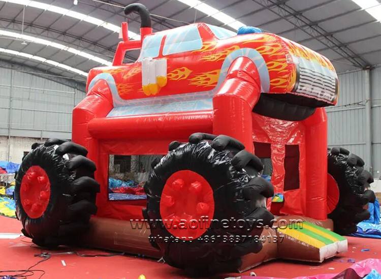 Monster Truck Bounce House Afc21