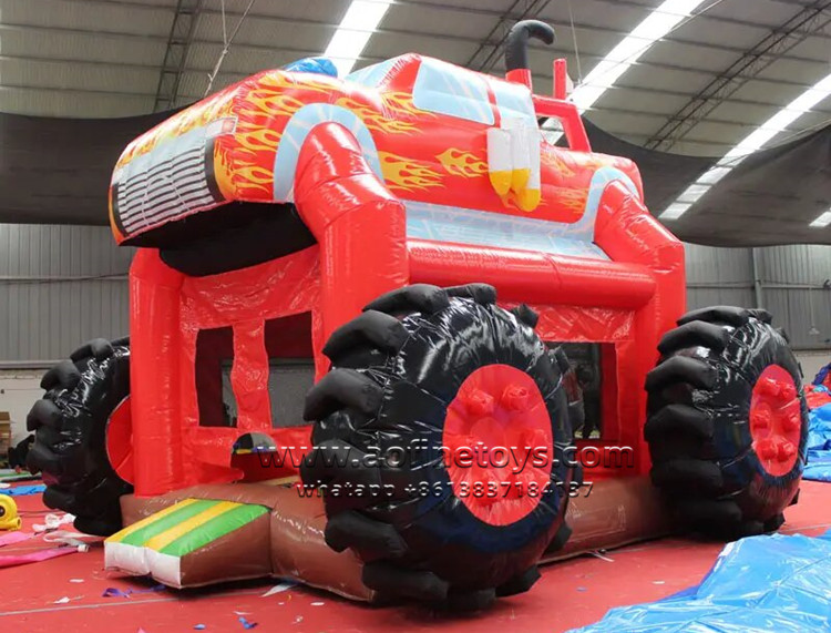 Monster Truck Bounce House Afc21