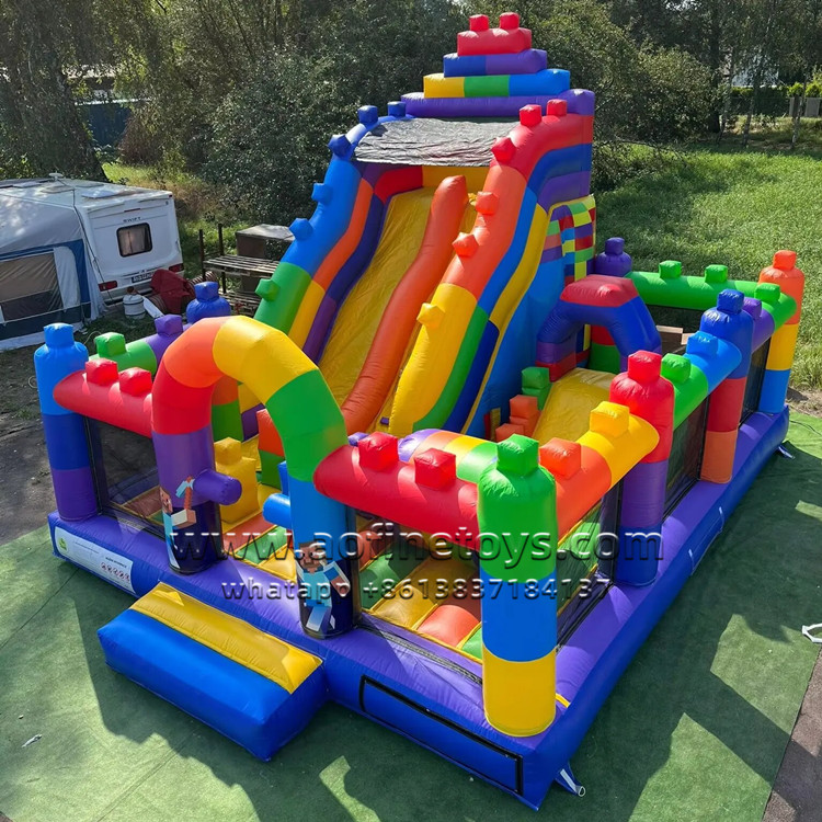 building block slide playground Afl08