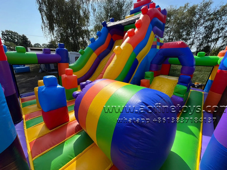 building block slide playground Afl08